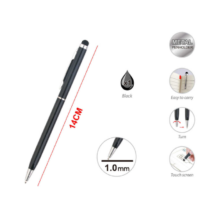 Casaliving Touch Ballpoint Pen Black 1.0
