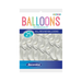 Casaliving White 12" Decorator Balloons 25pk