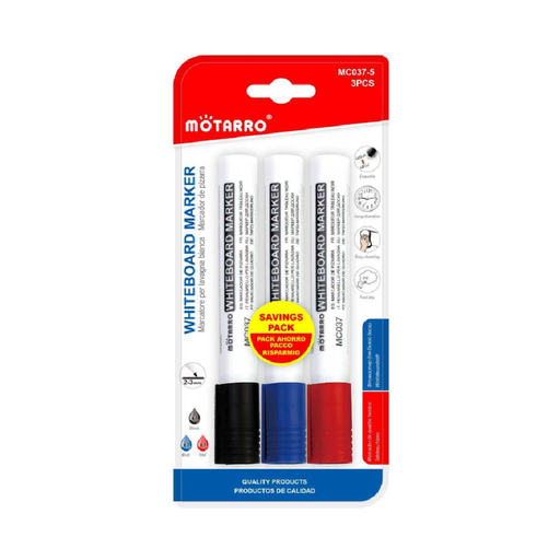 Casaliving Whiteboard Markers Assorted 3pcs