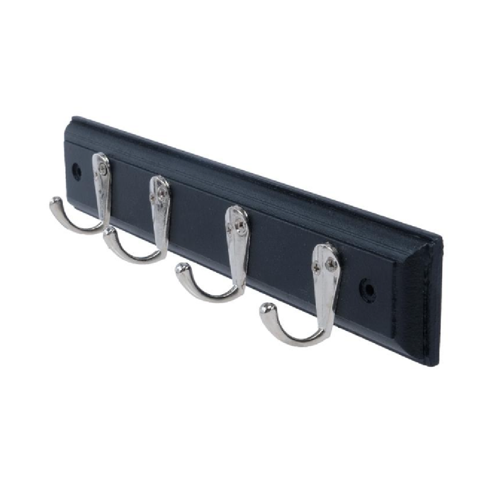 Casaliving Woodboard With 4 Metal Hooks