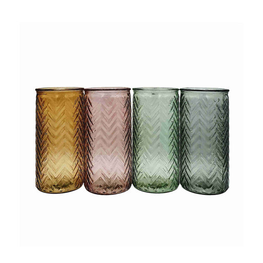 Chevron Glass Vase - Vases and Glass Vases by Casaliving