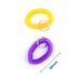 Coil Key Rings Assorted Colors 2pcs