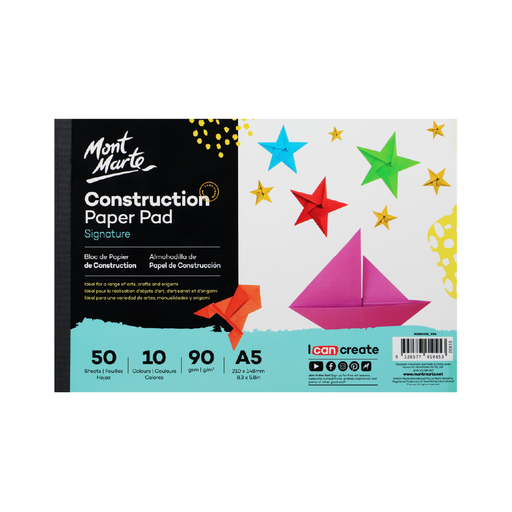 Construction Paper A5 50 Sheets