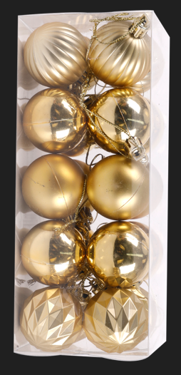 Coord Trad Bauble 4cm - 10 Pieces | Christmas Decorations, Gifts, and Accessories by Casaliving