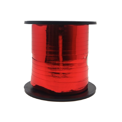 Curling Ribbon 228m (250yds) Metal Red