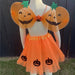 Pumpkin dress and wings costume set for girls – Halloween outfit