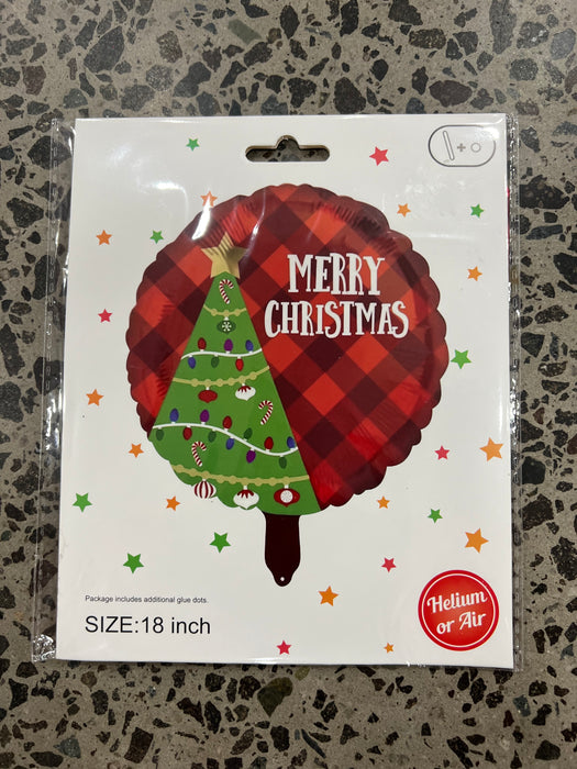 Foil balloon Christmas designs helium or air