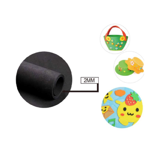 EVA Foam Sheet 40 × 60cm × 2Black