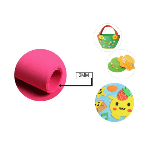 EVA Foam Sheet 40 × 60cm × 2Dark Pink