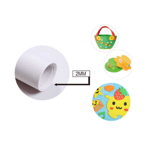 EVA Foam Sheet 40 × 60cm × 2White