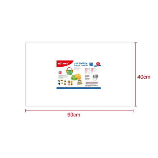 EVA Foam Sheet 40 × 60cm × 2White
