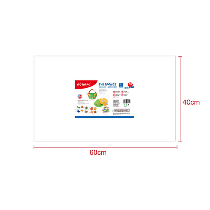 EVA Foam Sheet 40 × 60cm × 2White