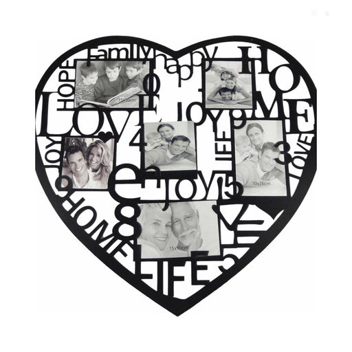 Heart Black Collage - Casa Living