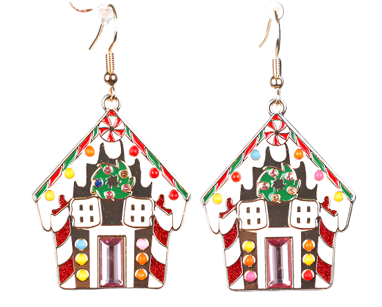 Earrings Metal Pierce Novelty | Christmas Decorations, Gifts, and Accessories by Casaliving