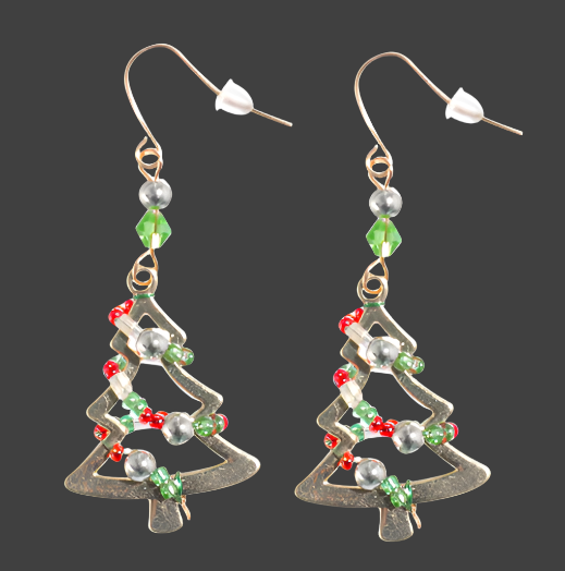 Earrings Metal Pierce Novelty | Christmas Decorations, Gifts, and Accessories by Casaliving