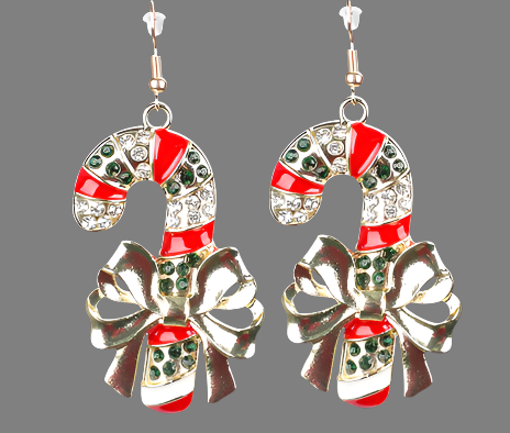 Earrings Metal Pierced 3D | Christmas Decorations, Gifts, and Accessories by Casaliving