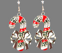 Earrings Metal Pierced 3D | Christmas Decorations, Gifts, and Accessories by Casaliving