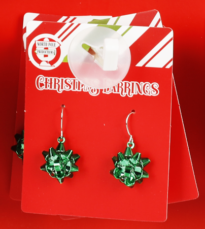 Earrings Pireced Bow or Star | Christmas Decorations, Gifts, and Accessories by Casaliving