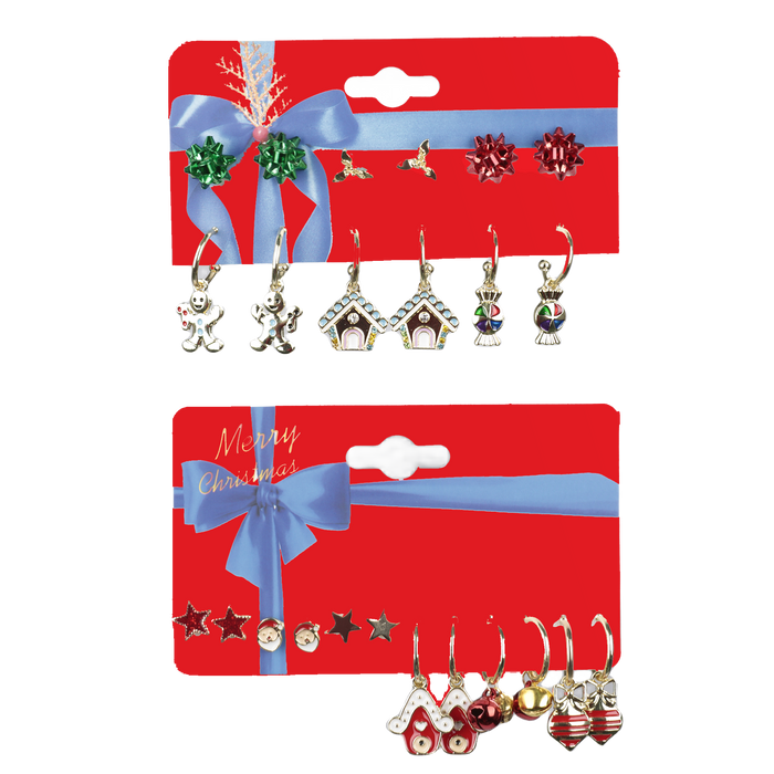 Earrings Pierced 6 Pairs | Christmas Decorations, Gifts, and Accessories by Casaliving