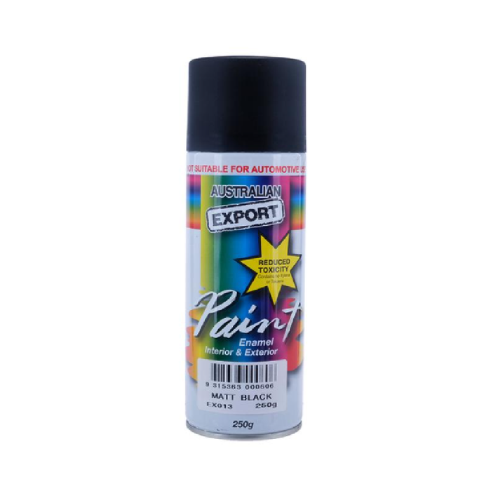 Export Paint Black Matt 250g