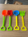 Kids beach sand tools 4pce set