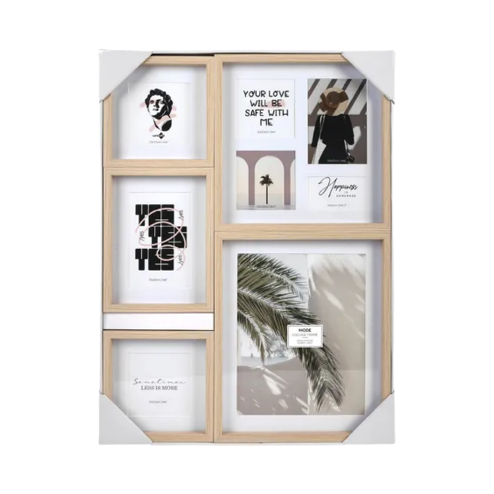 Mode Modern Brown Collage Picture Frame Set