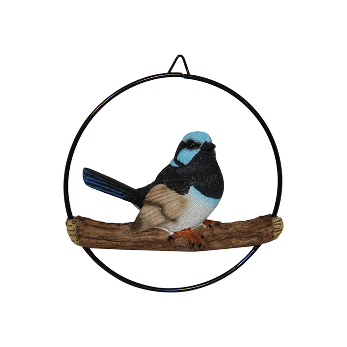 Fairy Wren Bird in Ring | Gnome and Bird Figurines by Casaliving&nbsp;