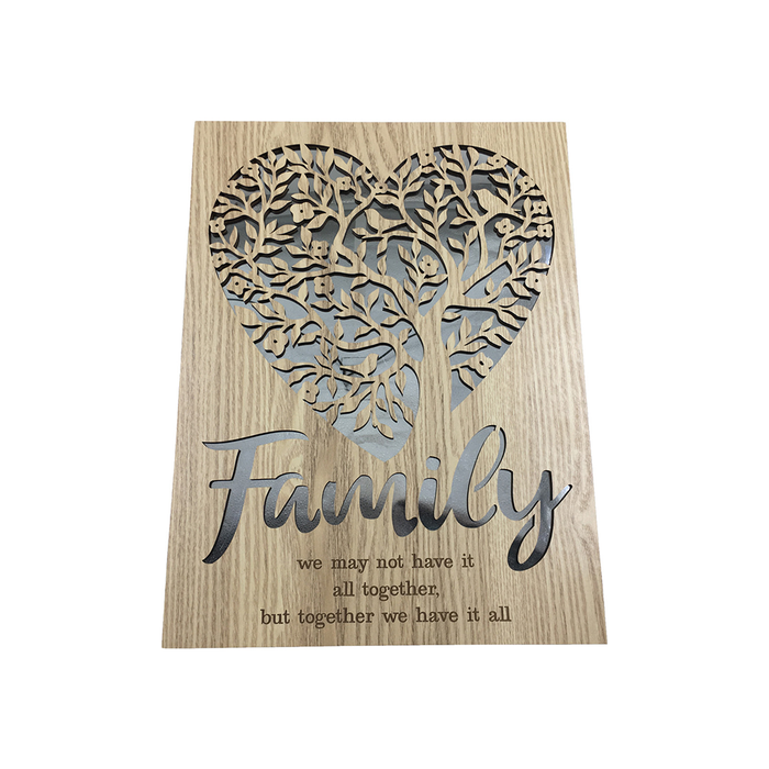 Family Tree of Life Mirror Wall Art | Living room decorations by Casaliving