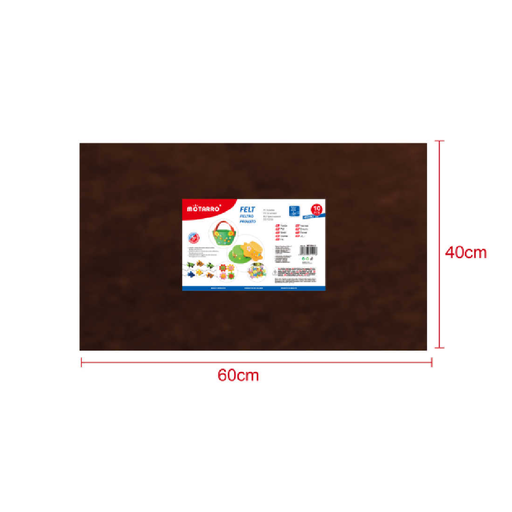 FeltBoard 40 × 60cm × 2Dark Brown
