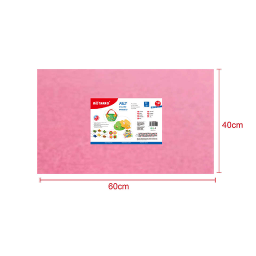 FeltBoard 40 × 60cm × 2 Pink