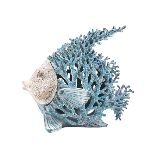 Fish with White Coral Décor | Living room decorations by Casaliving