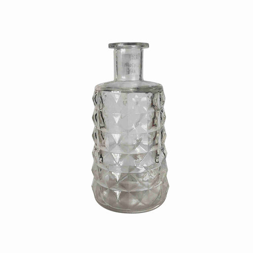 GV406 Diamond Clear Glass Vase - Vases and Glass Vases by Casaliving