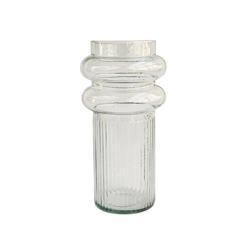 GV446C Clear Glass Vase - Vases and Glass Vases by Casaliving