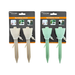 Two packages of Fig & Stone watering sticks, one beige and one green, on a white background.