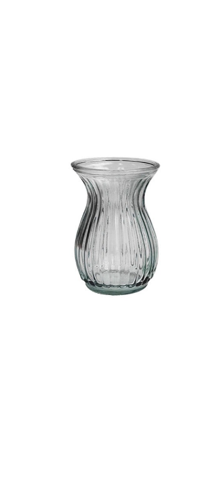 Glass Vase - 11x11x17 cm - Vases and Glass Vases by Casaliving