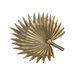 Gold Fan/Palm Dish Décor Piece | Living room decorations by Casaliving