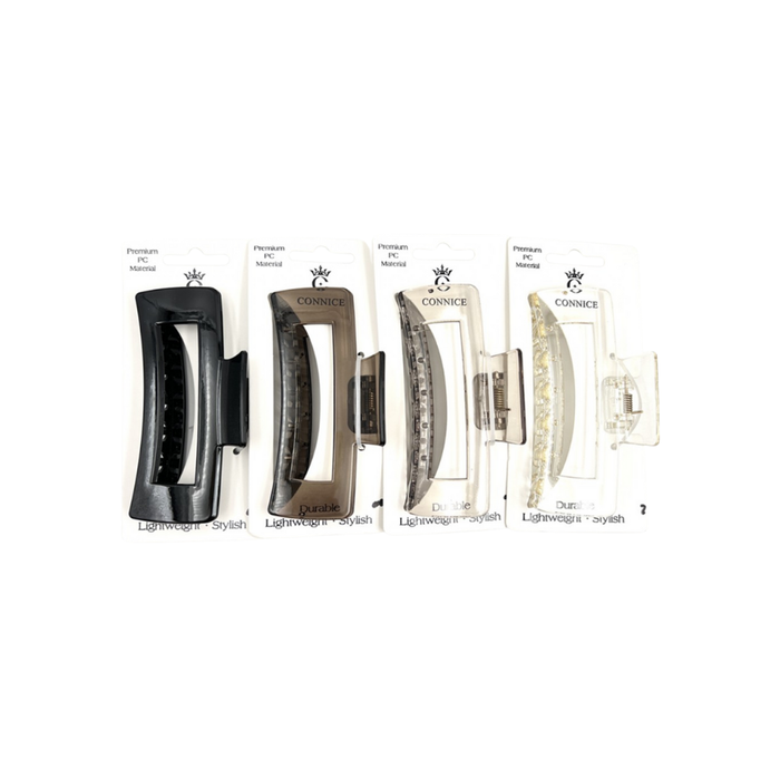 Rectangle Claw Clip (10.5cm, PC Material) – Assorted Colors (1 Each)