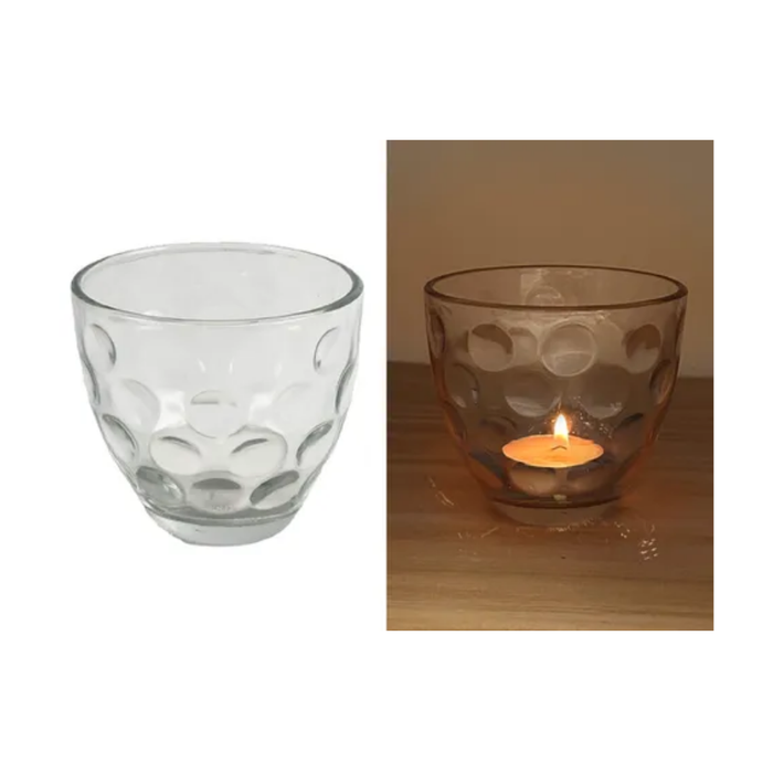 Clear Tealight Holder 1