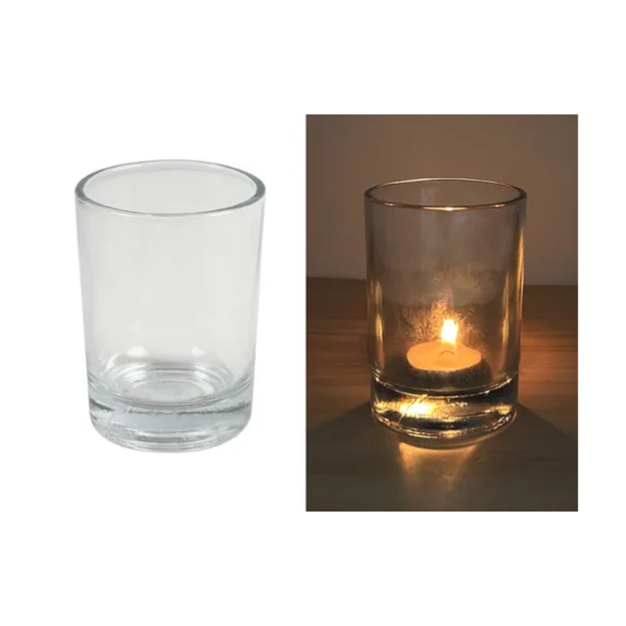 Clear Tealight Holder 2