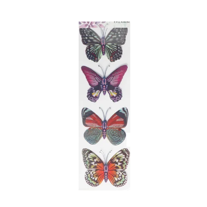 Butterfly Wall Decoration 8Pk [72/12]
