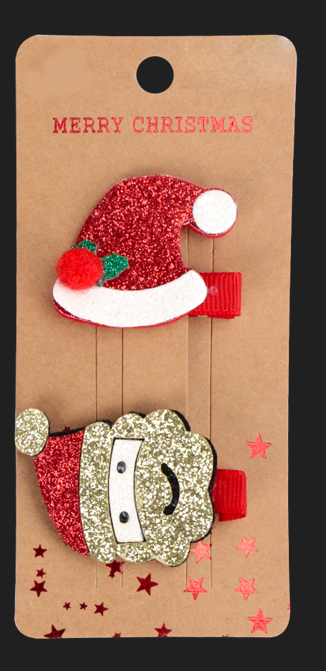 Hair Clips Xmas 2 pieces | Christmas Decorations, Gifts, and Accessories by Casaliving