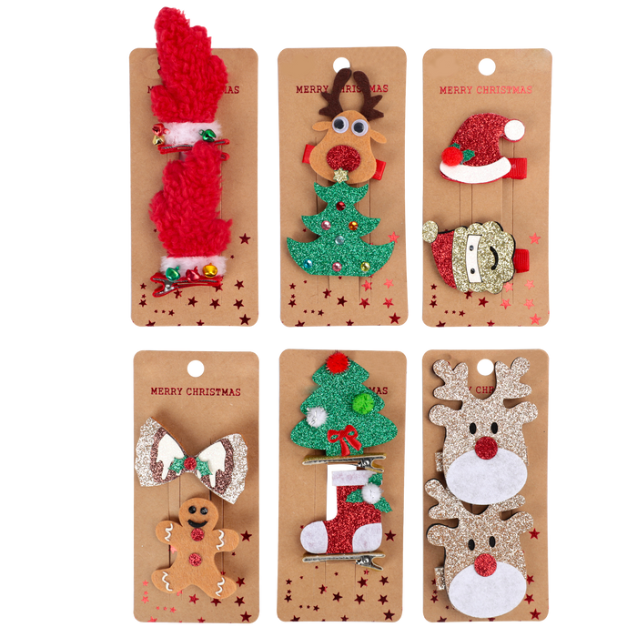 Hair Clips Xmas 2 pieces | Christmas Decorations, Gifts, and Accessories by Casaliving