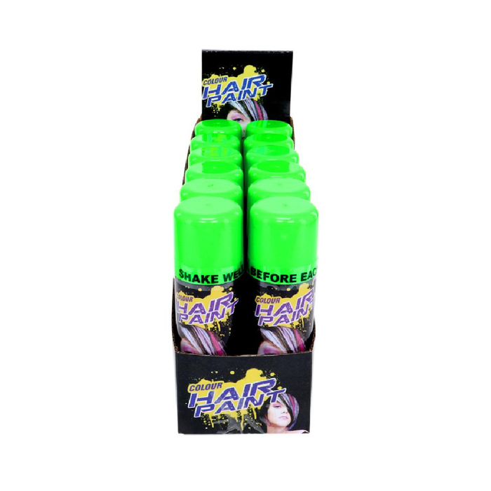 Hair Spray Colour Fluorescent 125ml Green