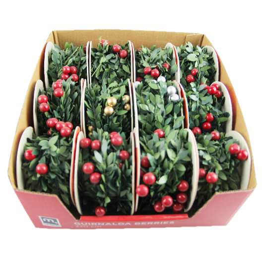 Holly Berry Garland Roll 2.7m | Christmas Decorations, Gifts, and Accessories by Casaliving