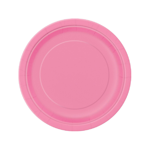 Hot Pink 8 × 23cm (9") Paper Plates