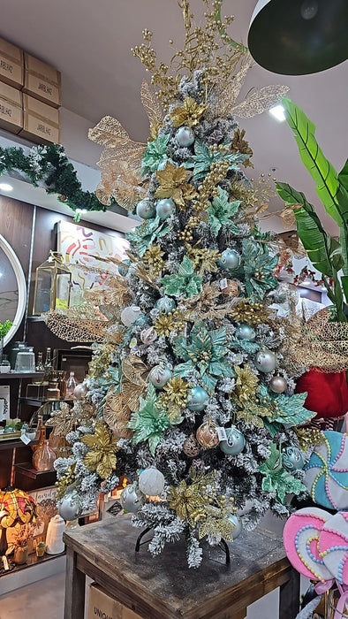 Frosted Christmas Tree 210CM 1195 Hinged Tips