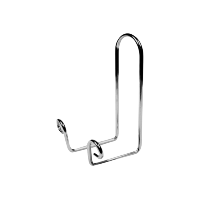 Plate Stand Chrome Swirl 20cm