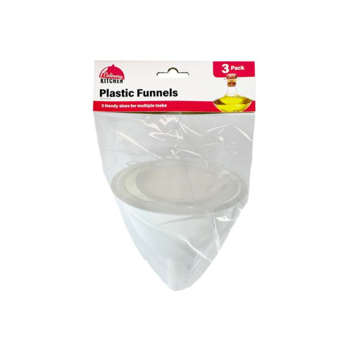 Funnels Plastic Pk3