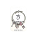 Key Heart Lock Pendant – Twisted Wire Bangle (1 Each)