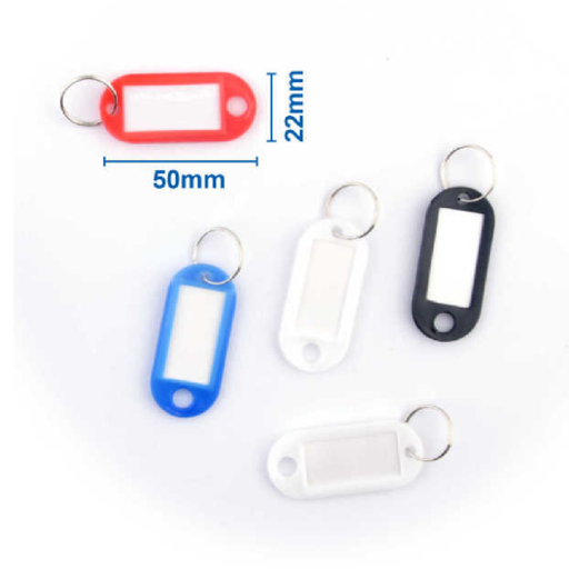 Key Tags Assorted Colors 50 × 22 5pcs